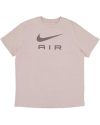 Nike - Fitness ,Katoen Coral Chalk Air Tee Sportswear - Lyst