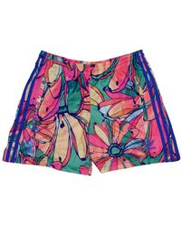 adidas - Fitness ,Veelkleurig ,Polyester Firebird Shorts Voor Sportactiviteiten - Lyst