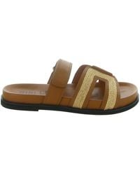 Bibi Lou - Schoenen ,Bruin ,Leer Platte Sandalen - Lyst