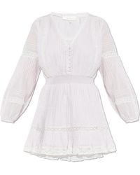LoveShackFancy - Kleedjes ,Roze ,Katoen Winfrey Dress - Lyst