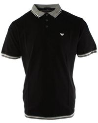 Armani - Tops ,Zwart ,Katoen Emporio Polo Shirt - Lyst