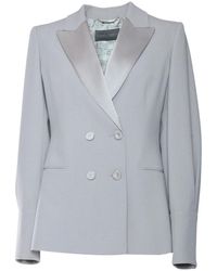 Alberta Ferretti - Jassen ,Grijs ,Giacca - Lyst