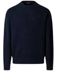 Hackett - Lambswool Trui Met Ronde Hals - Lyst