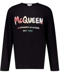 Alexander McQueen - Long Sleeve Tops - Lyst