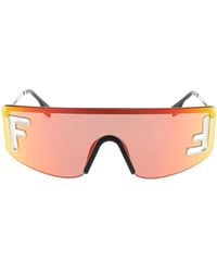 Fendi - Accessoires ,Grijs ,Stijlvolle Zonnebril Voor Modieuze Looks - Lyst