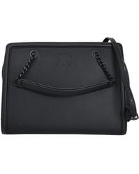 RICHMOND - Schwarze handtasche mit logo - Lyst