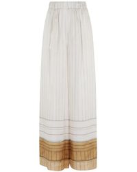 Alysi - Wide Trousers - Lyst
