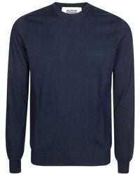 Alpha Studio - Round-Neck Knitwear - Lyst