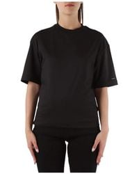 Calvin Klein - T-shirt in cotone con dettaglio cut out - Lyst