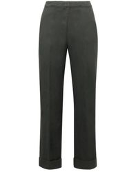 Aspesi - Straight Trousers - Lyst