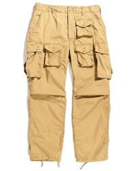 Engineered Garments - Fa Pant Cotton Ripstop Khaki Xs - Lyst