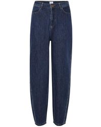 Saint Tropez - Jeans ,Blauw ,Denim Wijde Denim Jeans - Lyst