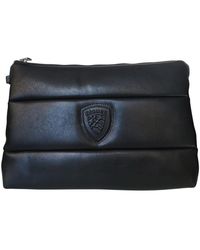 Blauer - Tassen ,Zwart ,Polyester Strip Clutch - Lyst