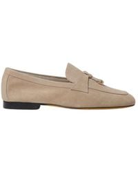 Doucal's - Schoenen ,Suède Tassel Loafer Slipper Schoen - Lyst