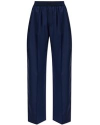 KENZO - Wollen Wijde Pijpen Broek - Lyst