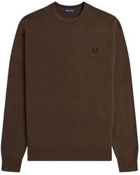 Fred Perry - Round-Neck Knitwear - Lyst
