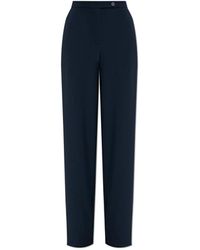 Emporio Armani - Wide Trousers - Lyst