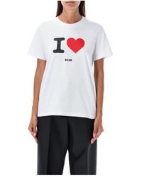 MSGM - T-camicie - Lyst