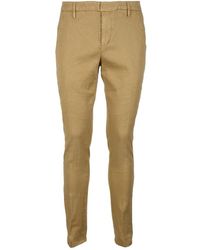 Dondup - Leinenmischung gaubert hose mit reißverschluss - Lyst