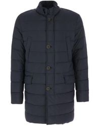 Herno - Giacca imbottita in nylon blu aw24 - Lyst