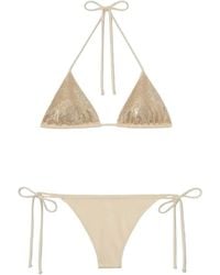 MC2 Saint Barth - Badmode ,Katoen Maleah Triangle Bikini - Lyst