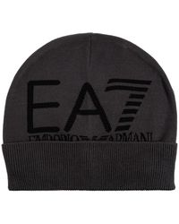 EA7 - Kappe Mit Logo - Lyst