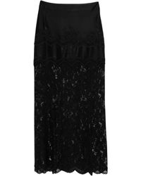 Rabanne - Midi Kant Rok - Lyst