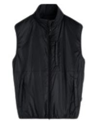 Aspesi - Jassen ,Zwart ,Polyester Jil Vest - Lyst