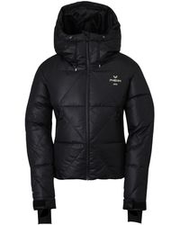 Phenix - Zwarte Diamond Gewatteerde Jas - Lyst