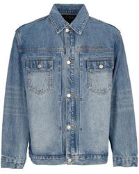 BBCICECREAM - Jassen ,Blauw ,Denim Script Logo Denim Jacket - Lyst