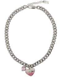Marc Jacobs - Swarovski Kristal Hart Ballon Ketting - Lyst