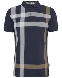 Barbour - Tops ,Veelkleurig ,Katoen Tartan Polo Shirt & Pine - Lyst