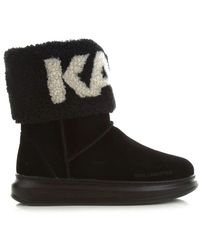 Karl Lagerfeld - Multicolor logo knöchelstiefel - Lyst