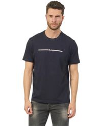 Harmont & Blaine - Blau 3d logo t-shirt - Lyst