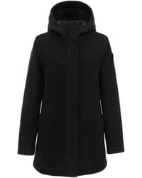 Colmar - Schwarzer wollmantel extra slim fit - Lyst