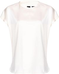 Pinko - Elegante blusa de satén farida - Lyst