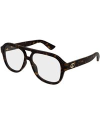 Gucci - Navigator Optical Frame - Lyst