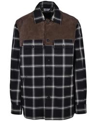 McQueen - Overhemden ,Veelkleurig ,Katoen Camicia Giaccone - Lyst