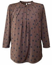 iN FRONT - Overhemden ,Bruin ,Blouses - Lyst