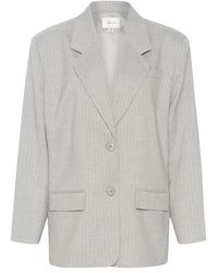 Gestuz - Gestreepte Oversized Blazer - Lyst