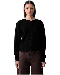 Scotch & Soda - Truien & Vesten ,Zwart ,Nylon Compact Relaxed-Fit Vest - Lyst
