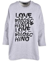 Love Moschino - Jersey De Punto De Algodón, Mujer, Talla - Lyst