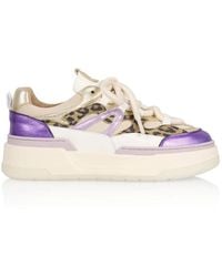 Dwrs Label - Leopard Print Lila Sneaker - Lyst
