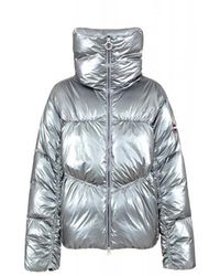 Colmar - Oversized Donsjack Met Metallic Effect - Lyst