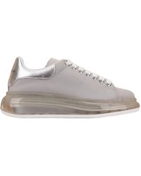 McQueen - Schoenen ,Grijs ,Leer Sneakers - Lyst