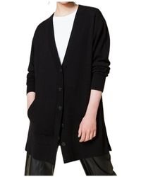 Twinset - Truien & Vesten ,Zwart ,Katoen Cardigan - Lyst