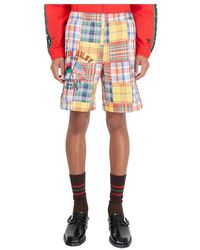 Champion - Karierte bermuda shorts - Lyst