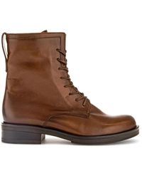 Gabor - Klassische schnürstiefel aus leder - Lyst