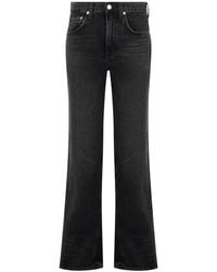 Agolde - Jeans ,Zwart ,Katoen Mid Rise Kick Boot - Lyst