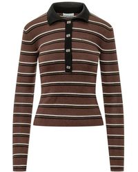 Ganni - Tops ,Veelkleurig ,Polo Shirts - Lyst